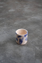 Tasse à café 01 - Aquarelle bleue - Collection Lou