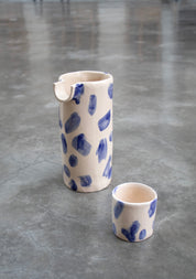 Tasse à café 01 - Aquarelle bleue - Collection Lou