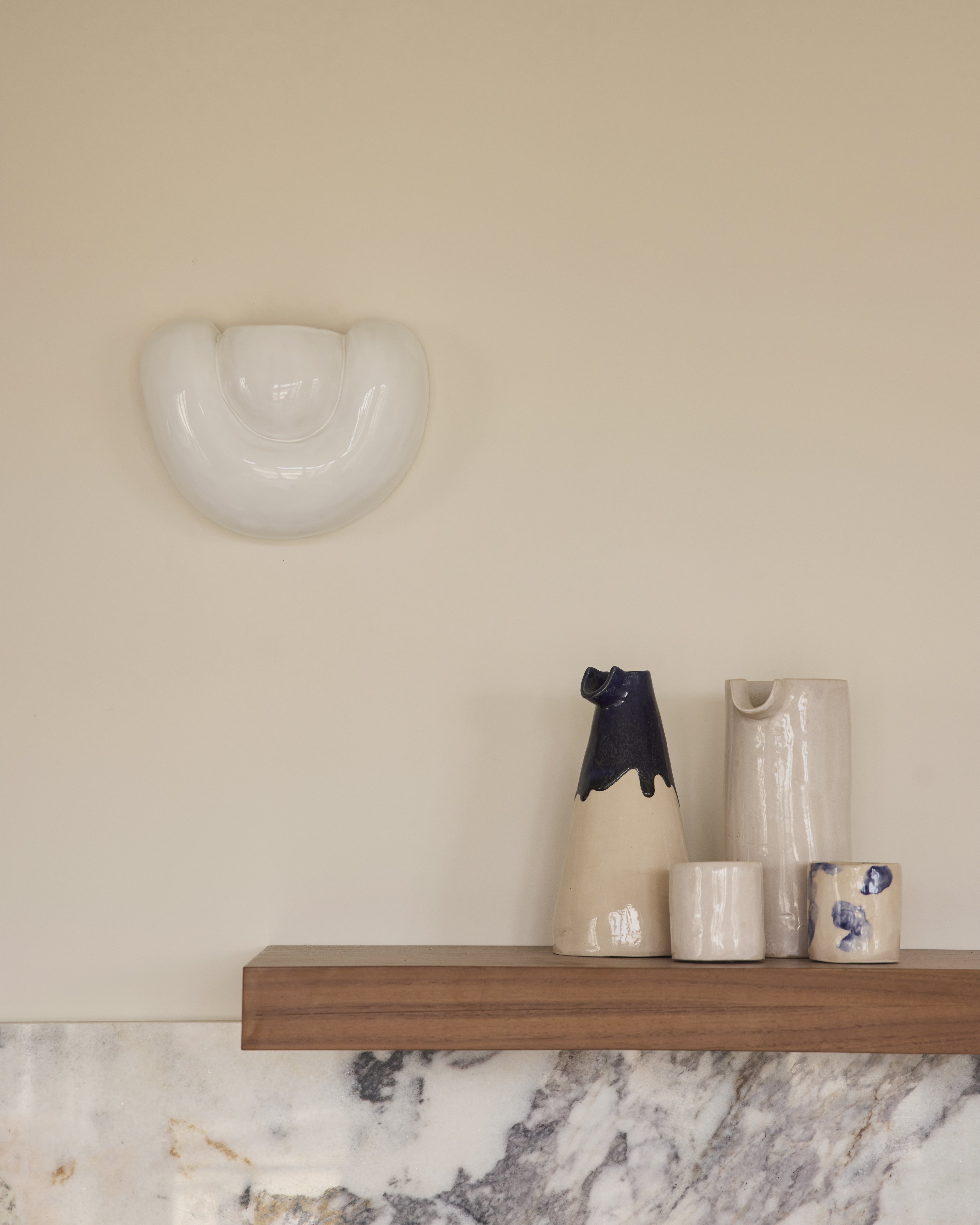 Applique Aurore 01  Blanc brillant