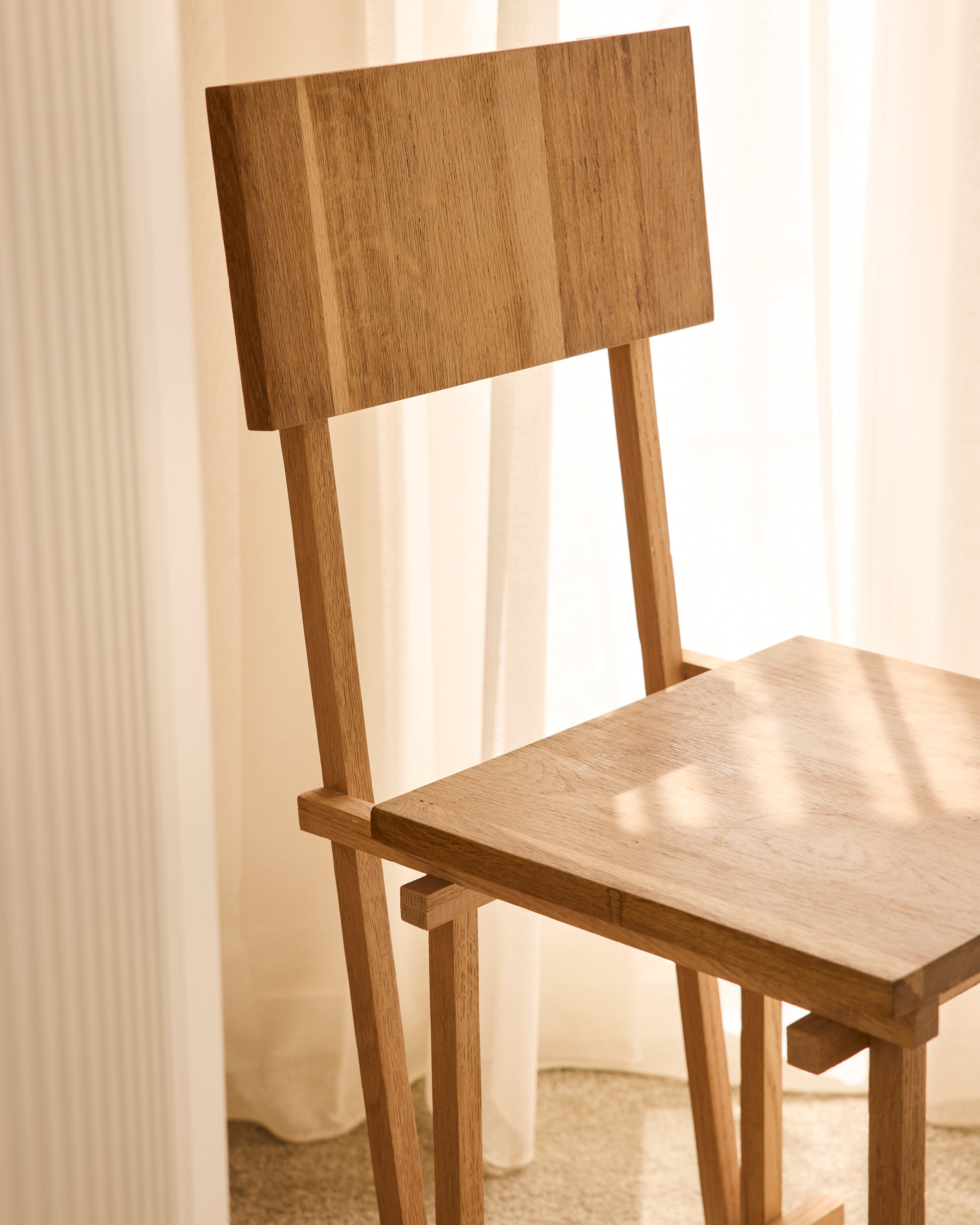Chaise Arles - chêne naturel