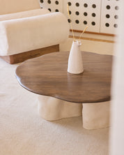 Table basse Nü - chêne foncé