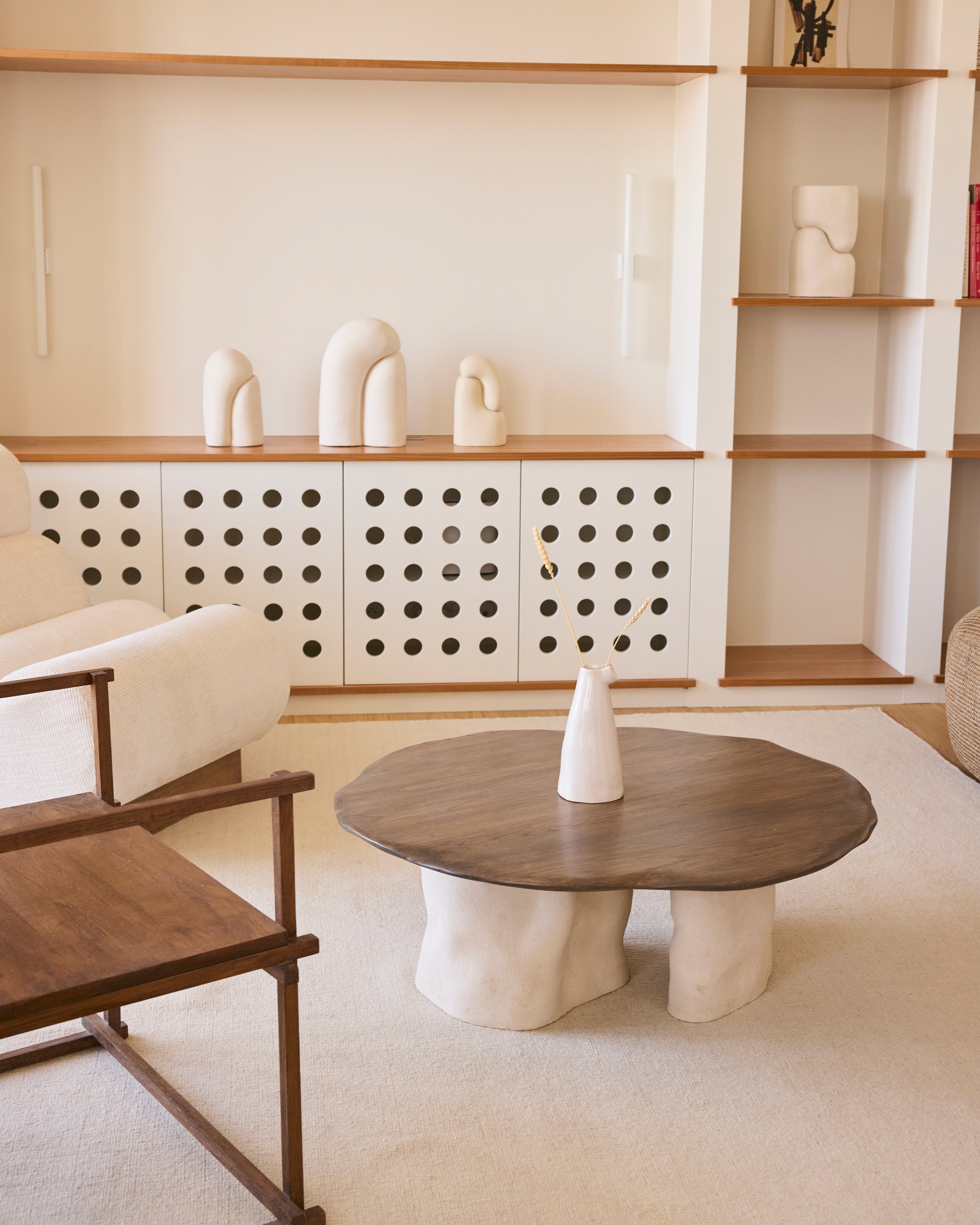 Table basse Nü - chêne foncé