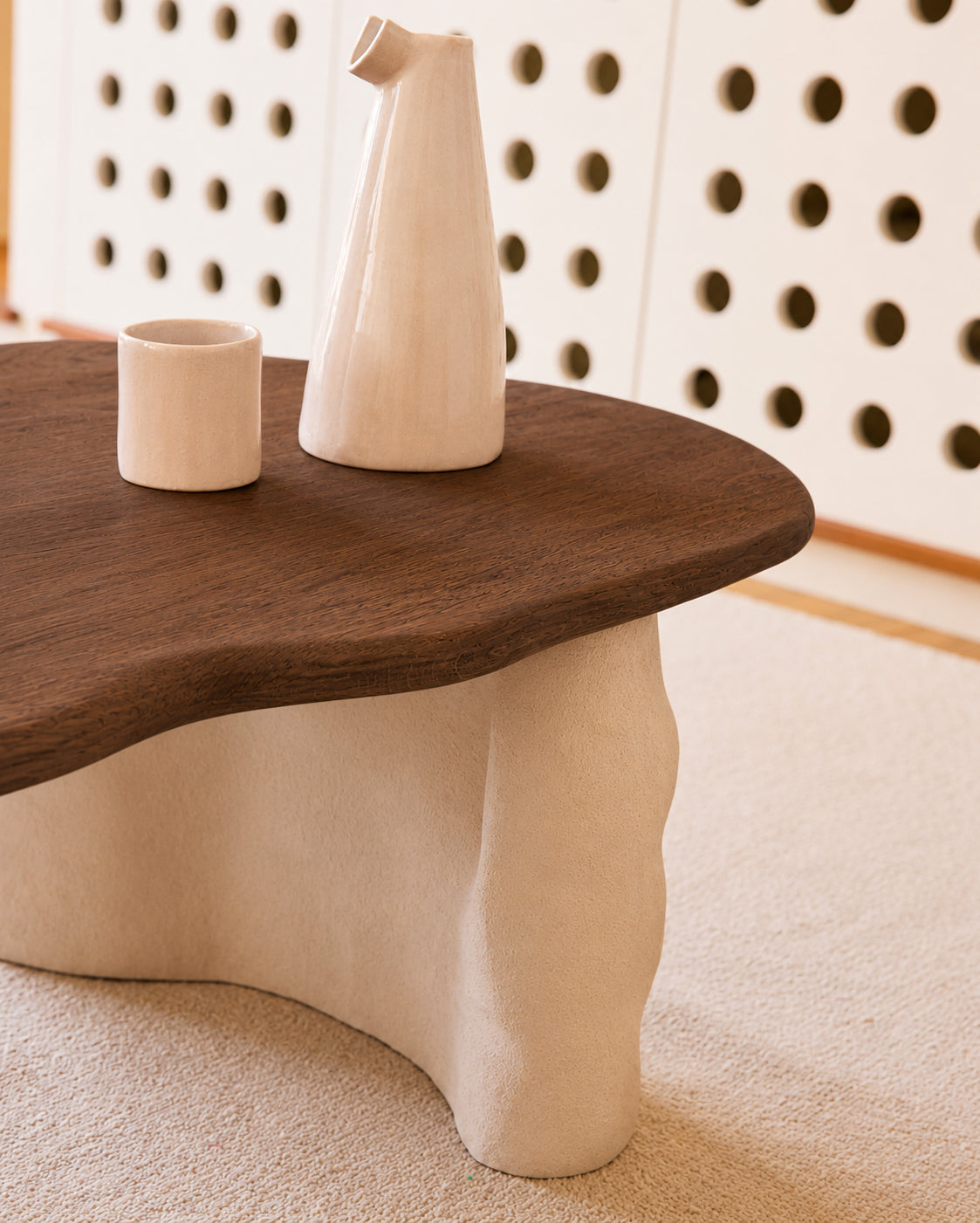 Table basse Noa -  chêne foncé