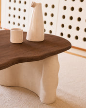 Table basse Noa -  chêne foncé